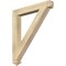Ekena Millwork Traditional Arts & Crafts Rough Sawn Bracket, Douglas Fir, 4"W x 32"D x 36"H BKT04X32X36TRA03RDF - alternate 1